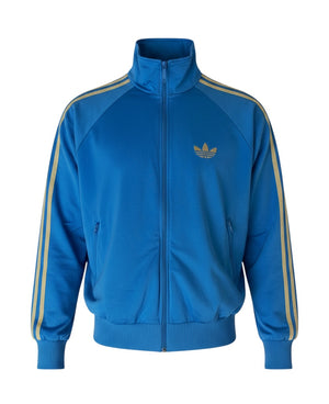 Adidas Firebird Jacke blau/gold - M