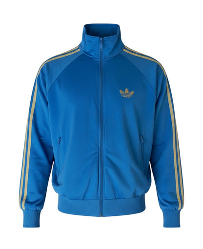 Adidas Firebird Jacke blau/gold - M
