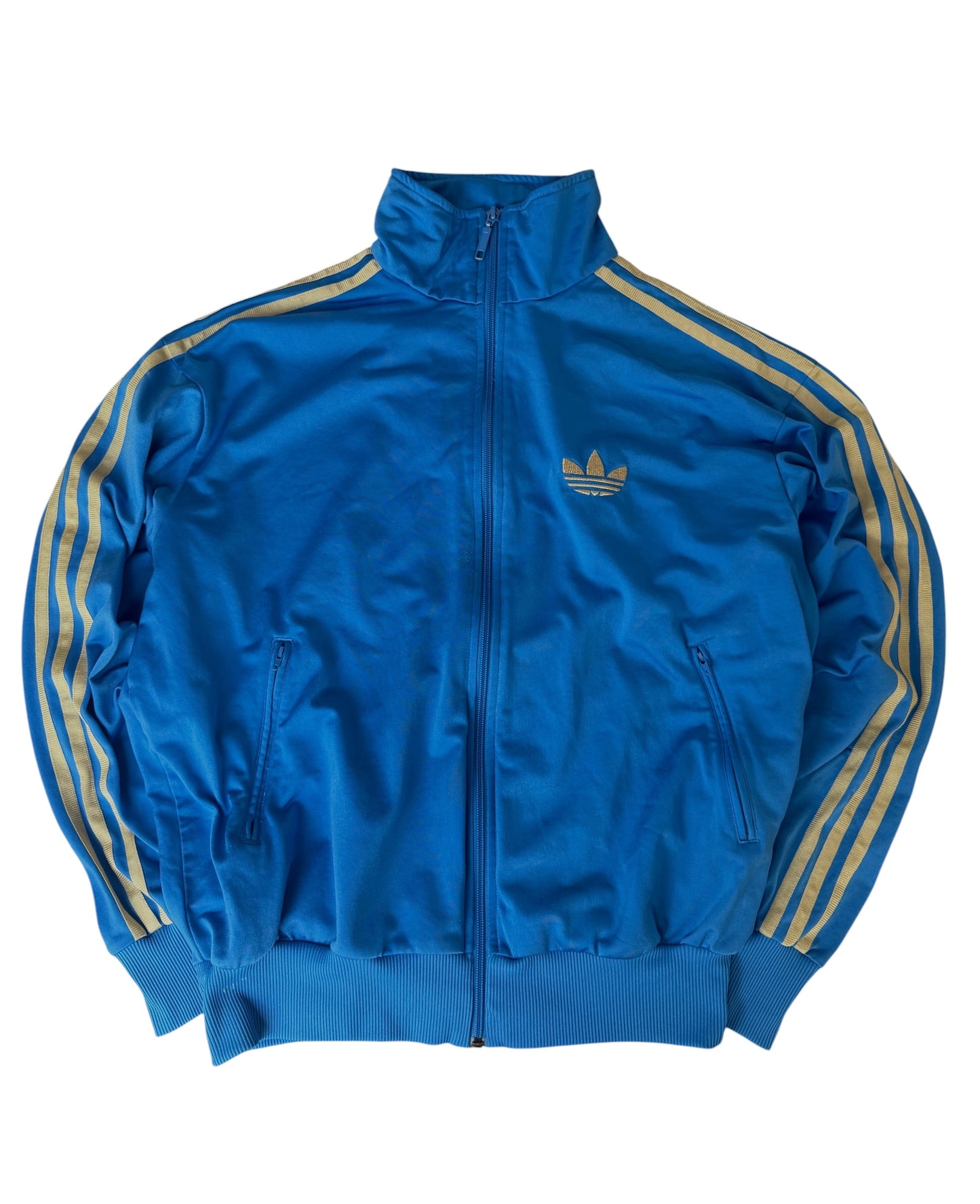 Adidas Firebird Jacke blau/gold - M