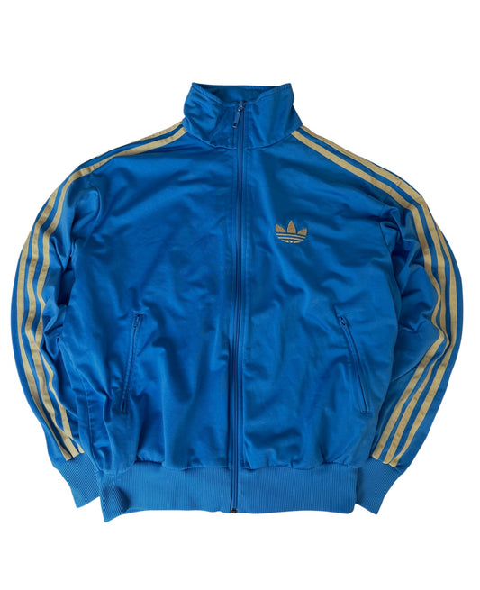 Adidas Firebird Jacke blau/gold - M